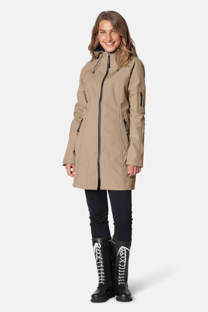 Ilse Jacobsen rain37 Regnjakker Dame Camel | 2569037-LC