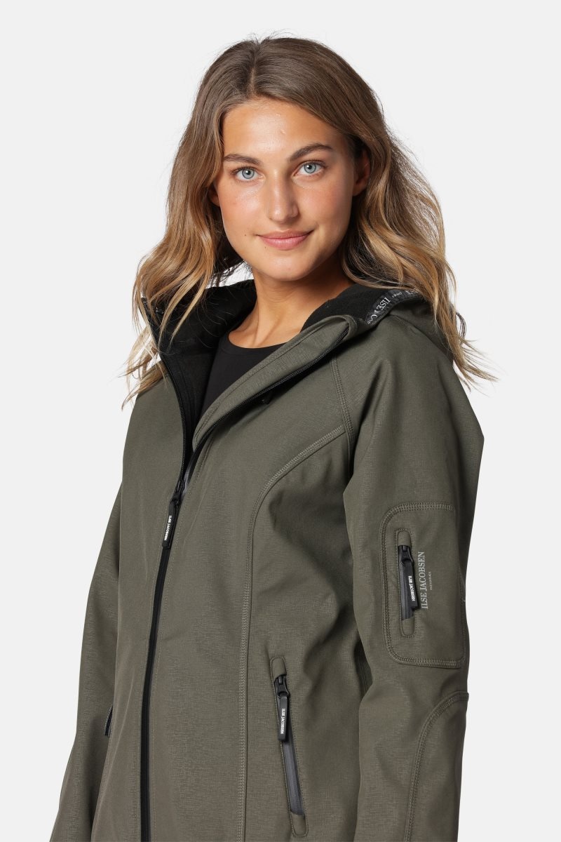 Ilse Jacobsen rain37l Regnjakker Dame Army | 9310425-XH