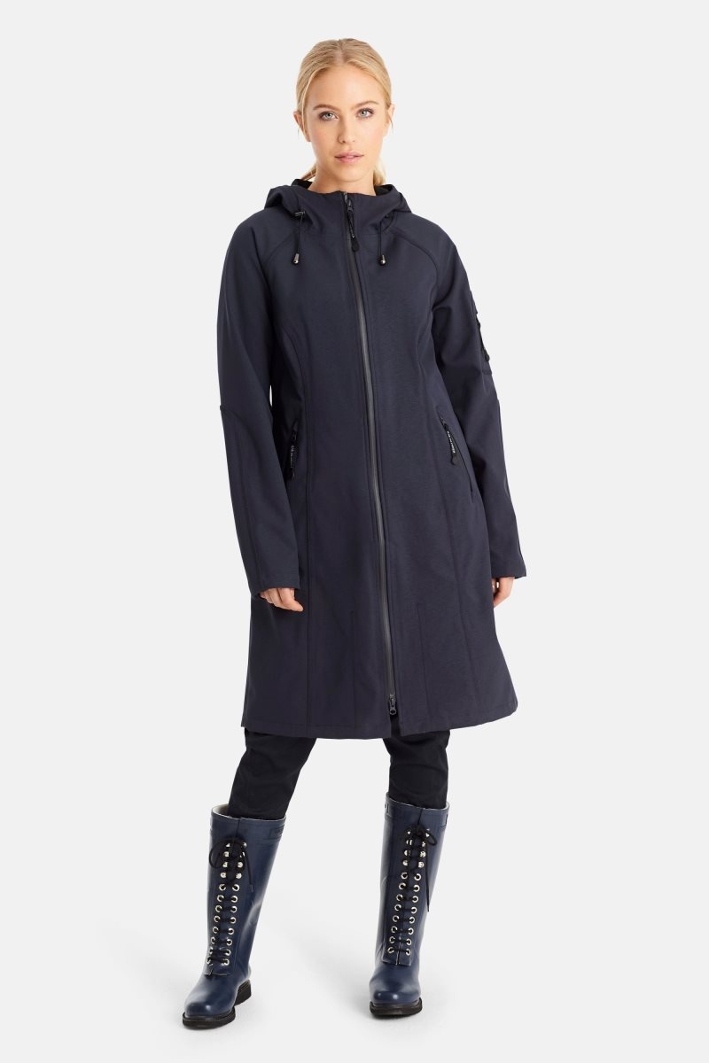 Ilse Jacobsen rain37l Regnjakker Dame Mørke Indigo | 3528907-KC