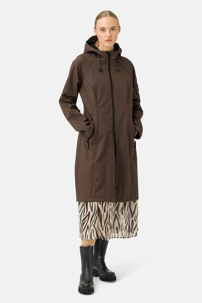 Ilse Jacobsen rain37l Regnjakker Dame Sjokolade Brune | 7256801-DW