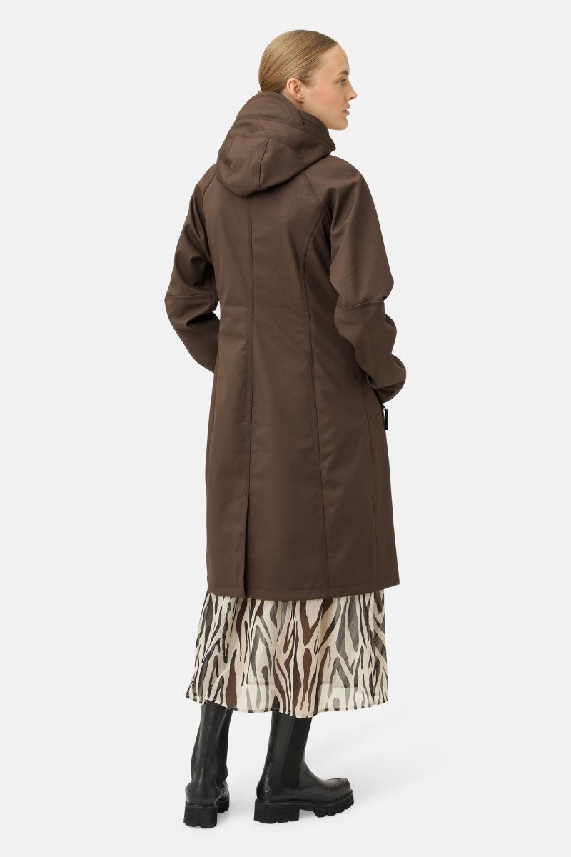 Ilse Jacobsen rain37l Regnjakker Dame Sjokolade Brune | 7256801-DW