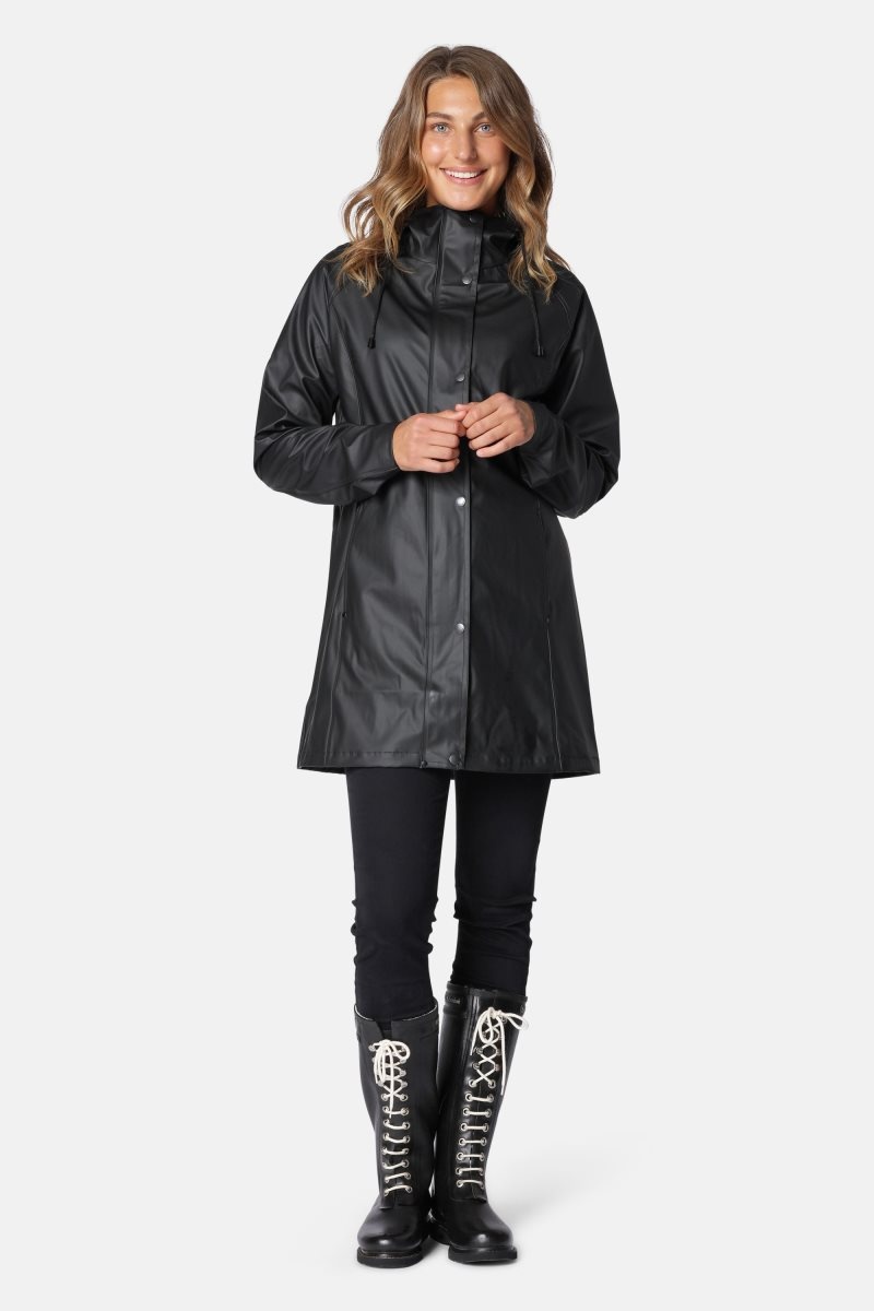 Ilse Jacobsen rain87 Regnjakker Dame Svarte | 0638295-TL