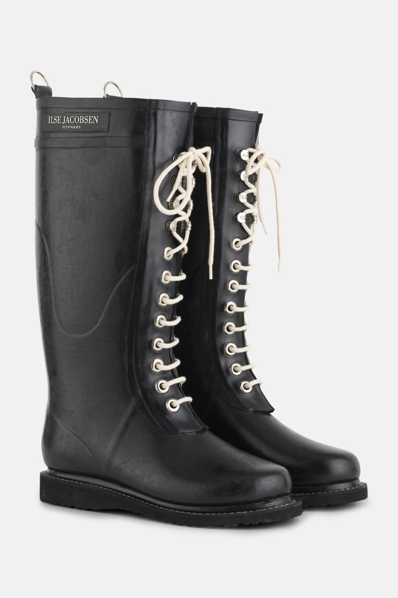 Ilse Jacobsen rlaces1 Rainboots Accessories Dame Rød | 9820613-JV