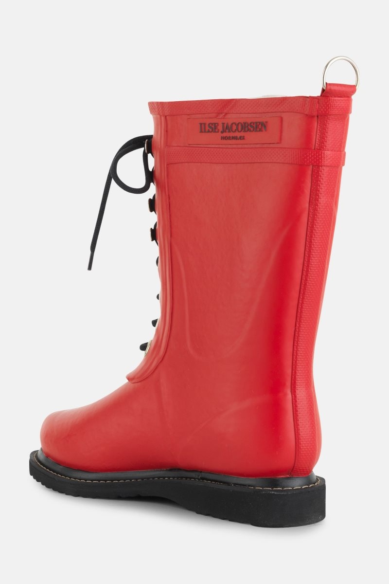 Ilse Jacobsen rub15 Rainboots Medium Dame Dyp Rød | 0689742-ZP