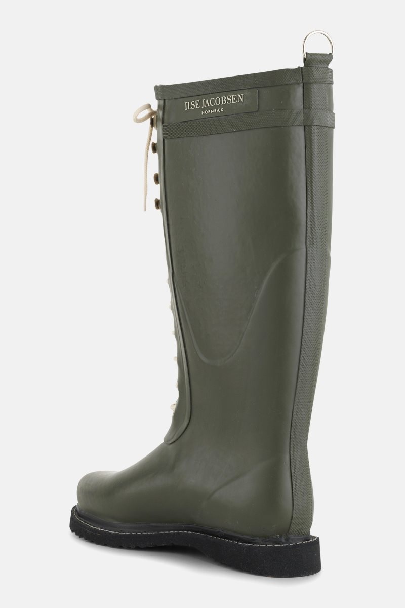 Ilse Jacobsen rub1 Rainboots Long Dame Army | 9436705-XC