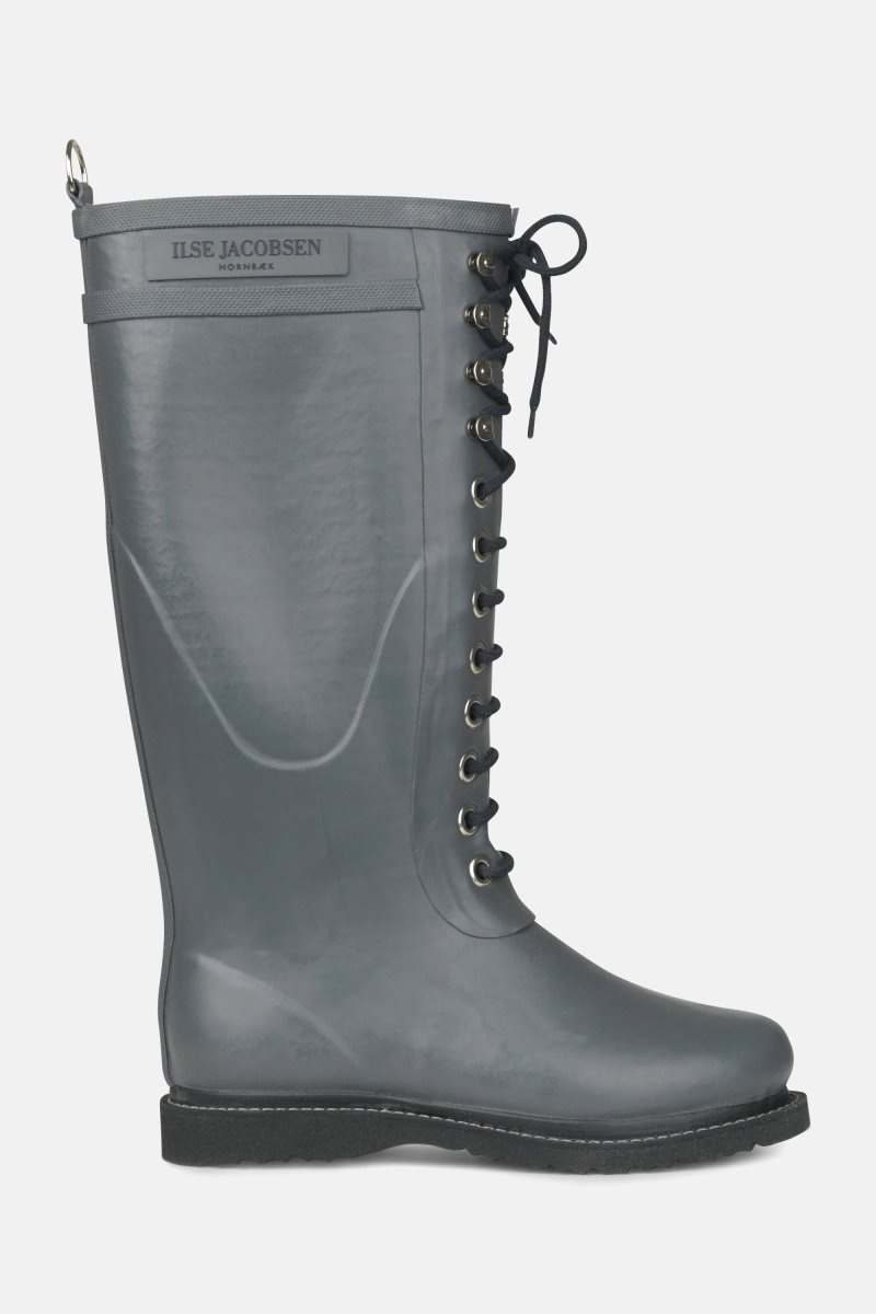 Ilse Jacobsen rub1 Rainboots Long Dame Grå | 2194860-ZW