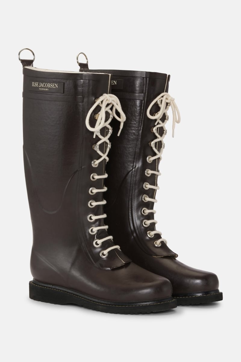 Ilse Jacobsen rub1 Rainboots Long Dame Ganache | 1306975-GY