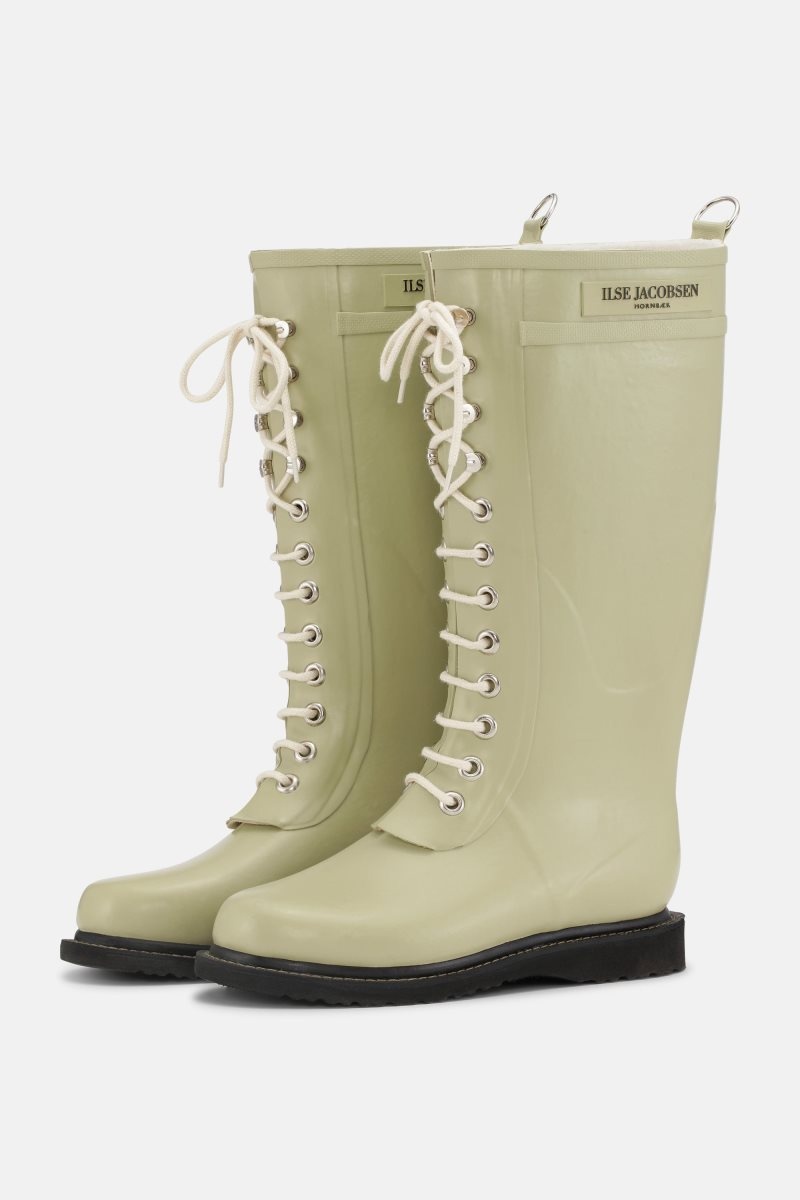 Ilse Jacobsen rub1 Rainboots Long Dame Olivengrønne | 2945701-ZR