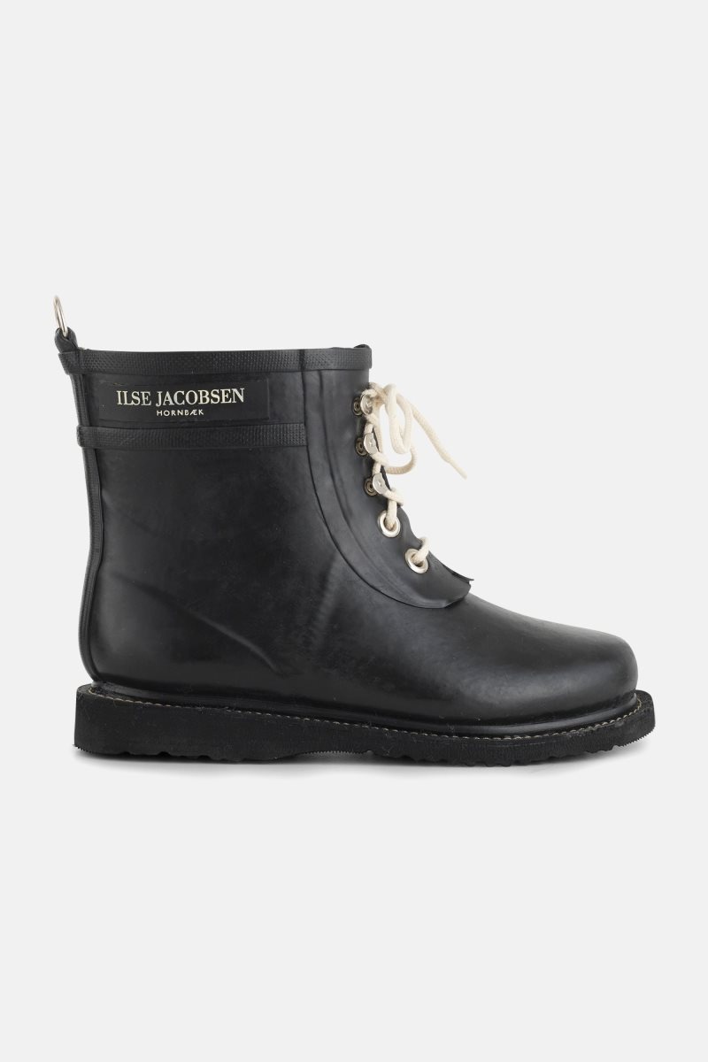 Ilse Jacobsen rub2 Rainboots Short Dame Svarte | 1208659-EJ