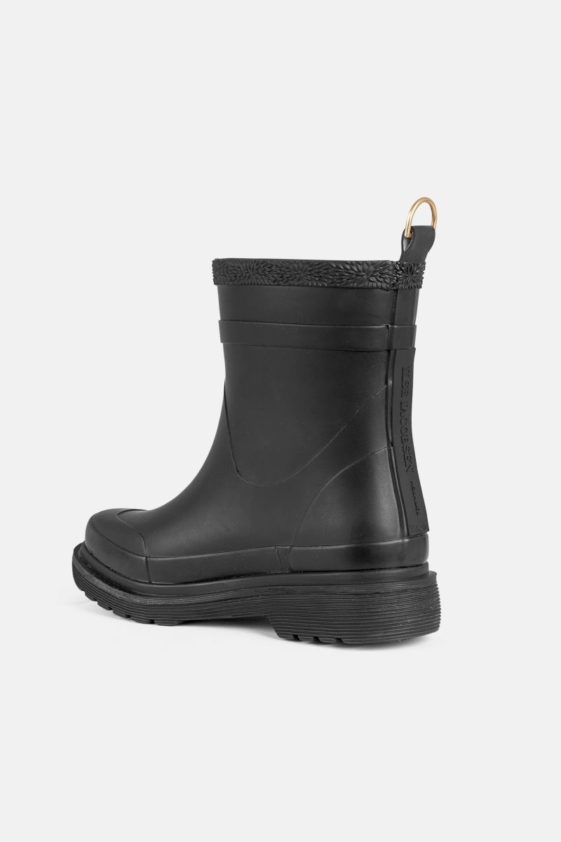 Ilse Jacobsen rub320 Rainboots Short Dame Svarte | 8459072-JU