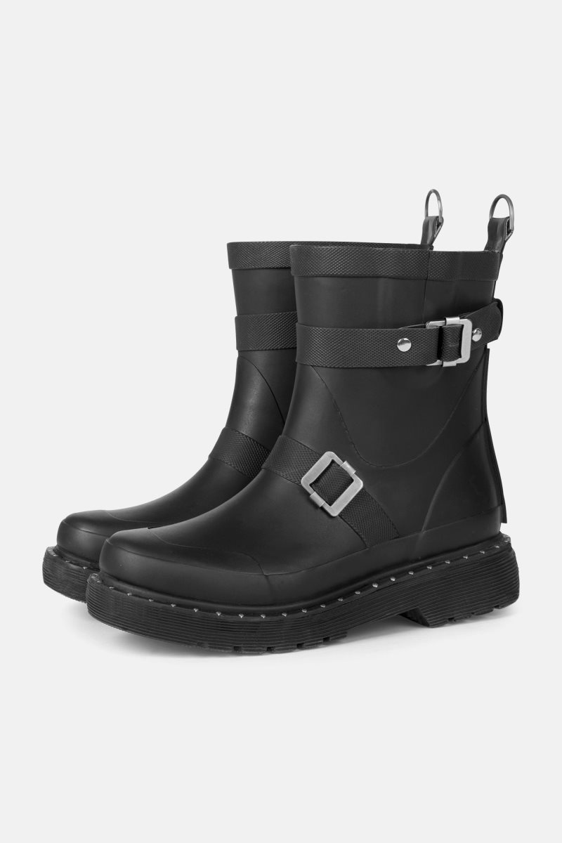 Ilse Jacobsen rub320m Rainboots Short Dame Svarte | 9207413-NS