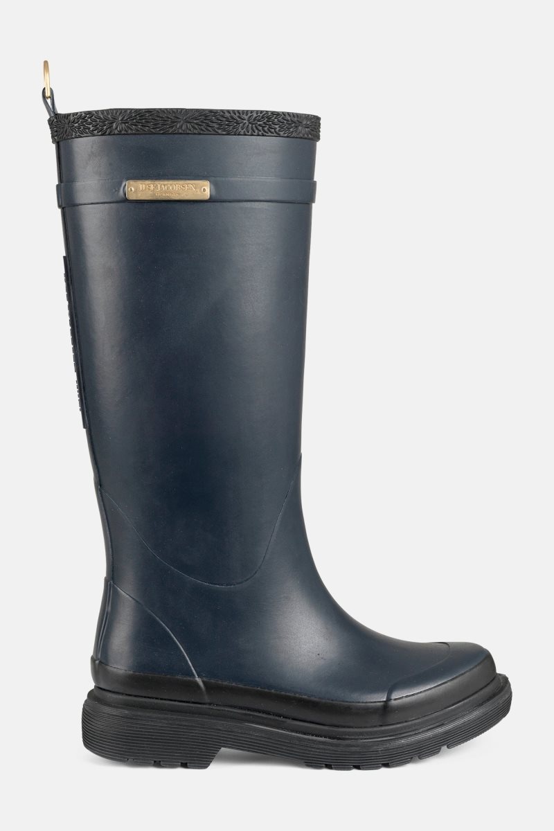 Ilse Jacobsen rub350 Rainboots Long Dame Mørke Indigo | 3519876-GA