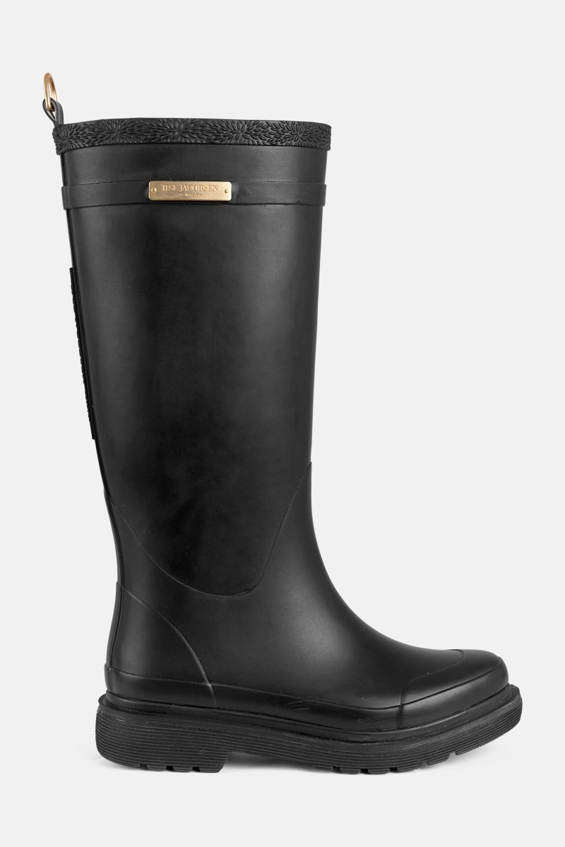 Ilse Jacobsen rub350 Rainboots Long Dame Svarte | 7128960-NP