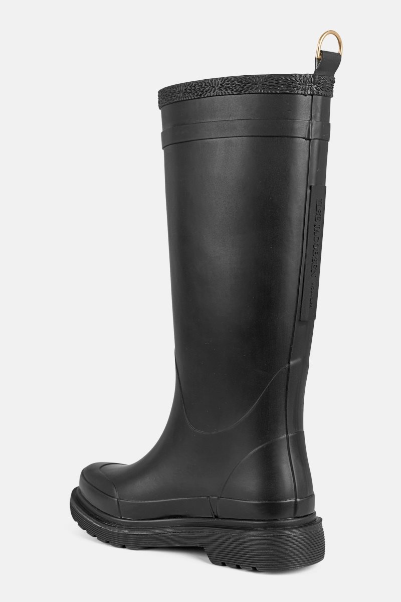 Ilse Jacobsen rub350 Rainboots Long Dame Svarte | 7128960-NP