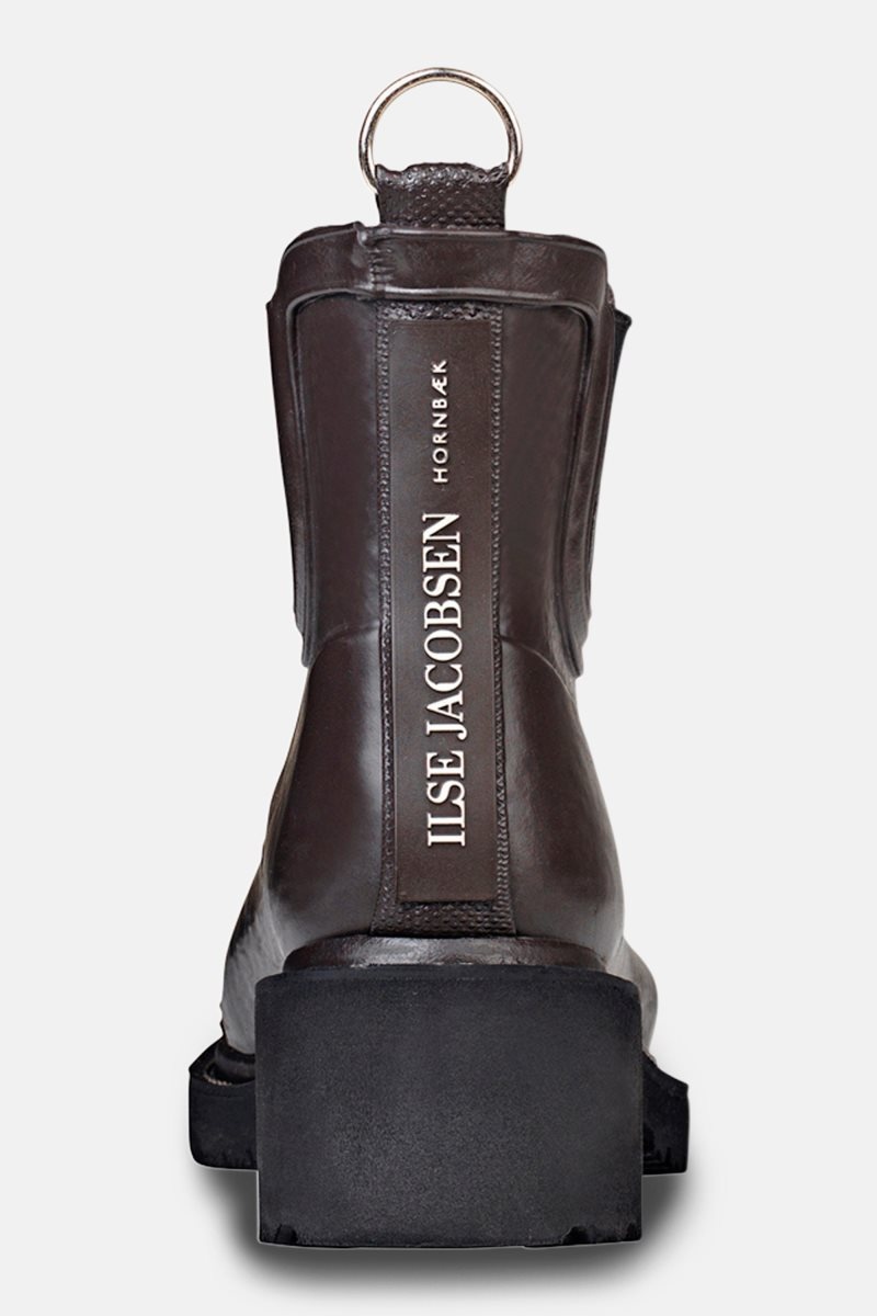 Ilse Jacobsen rub47 Rainboots Short Dame Brune | 6950278-KO