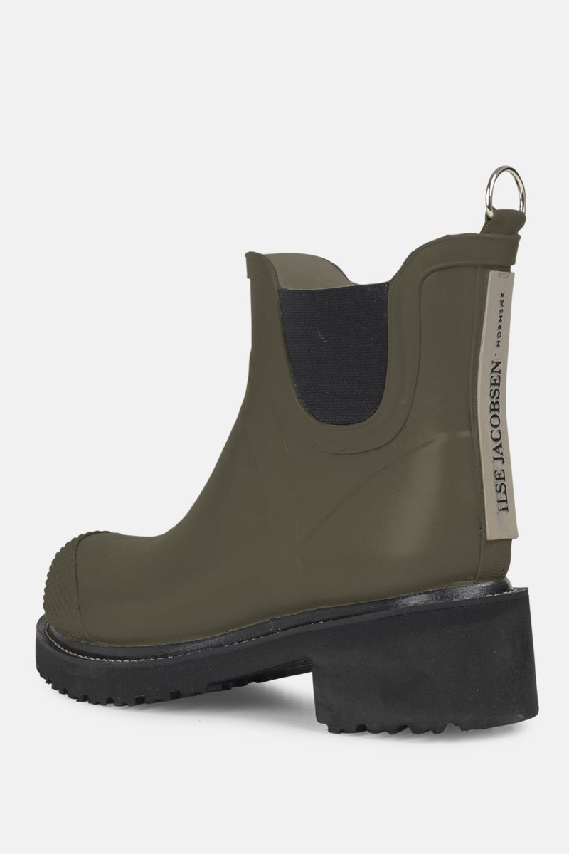 Ilse Jacobsen rub47 Rainboots Short Dame Army | 0256943-AP