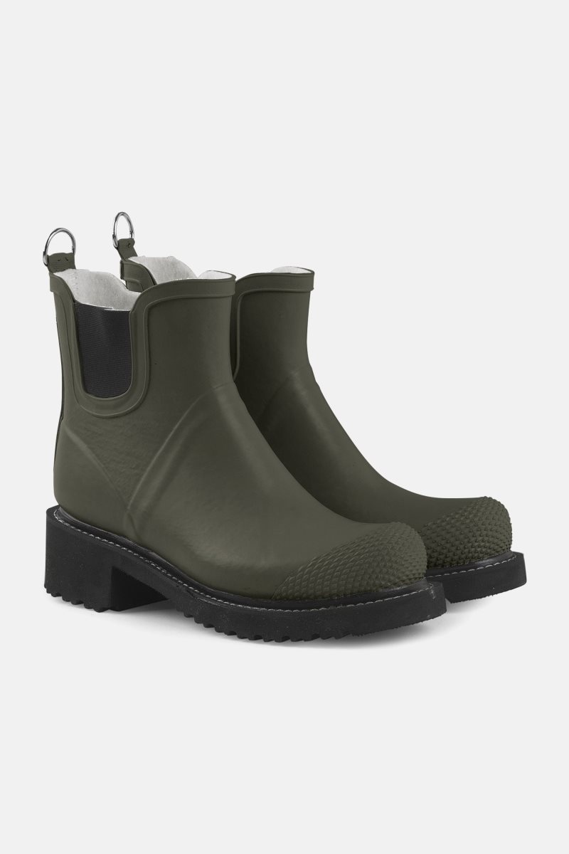 Ilse Jacobsen rub47 Rainboots Short Dame Army | 0256943-AP