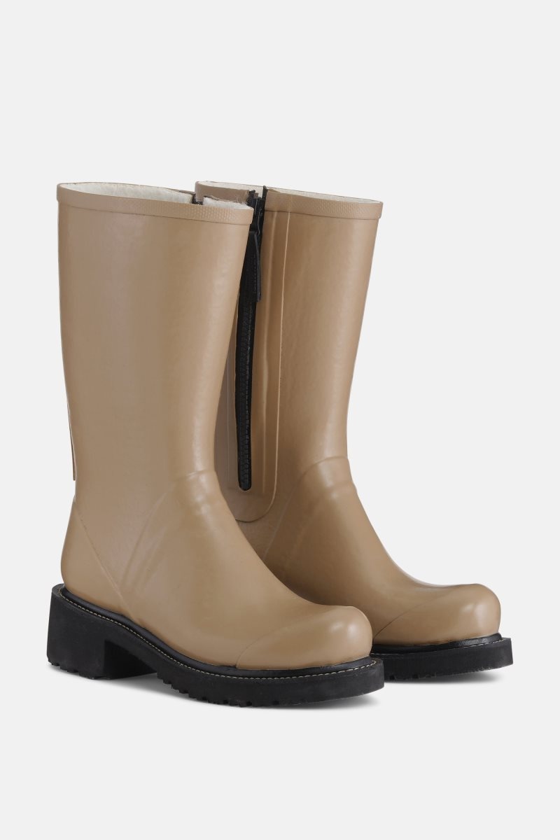 Ilse Jacobsen rub47zip Rainboots Medium Dame Otter | 8790563-MY