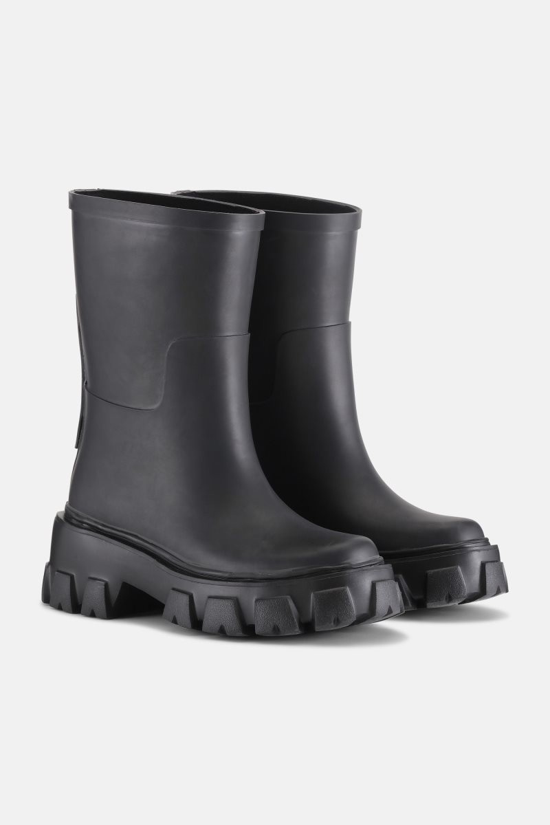 Ilse Jacobsen rubmoon15 Rainboots Long Dame Svarte | 6932501-NZ