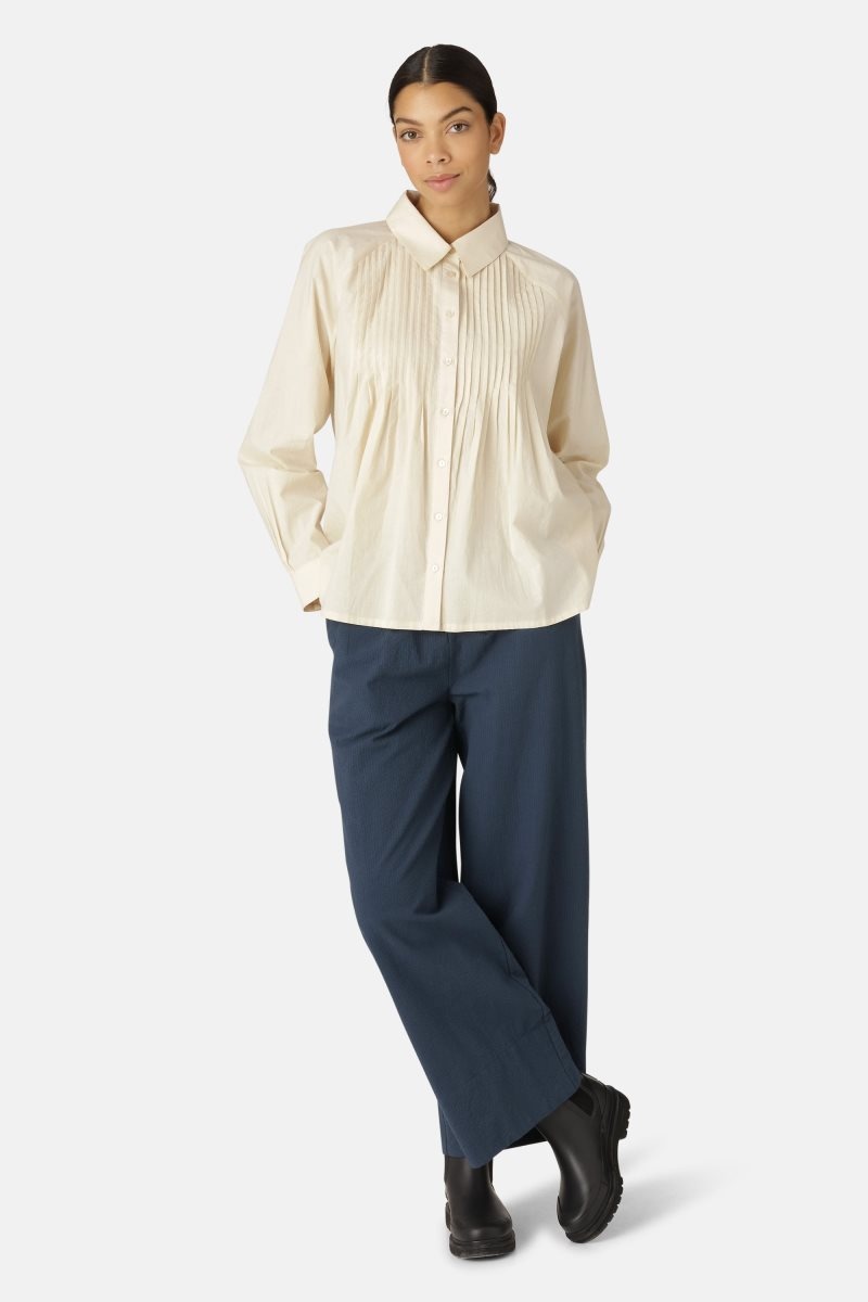 Ilse Jacobsen sam1350 Shirts Dame Bleached Sand | 2781064-XI