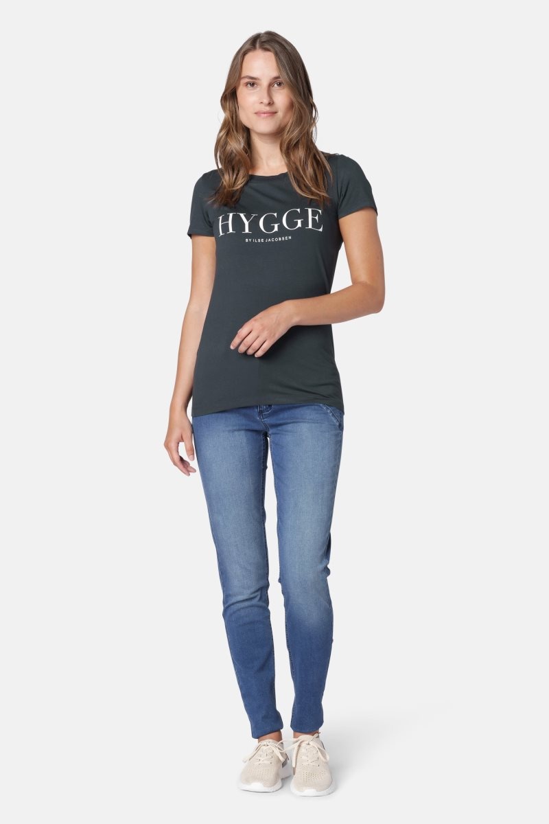 Ilse Jacobsen t-shirt2127 T-skjorte Dame Mørke Indigo | 6270951-CA