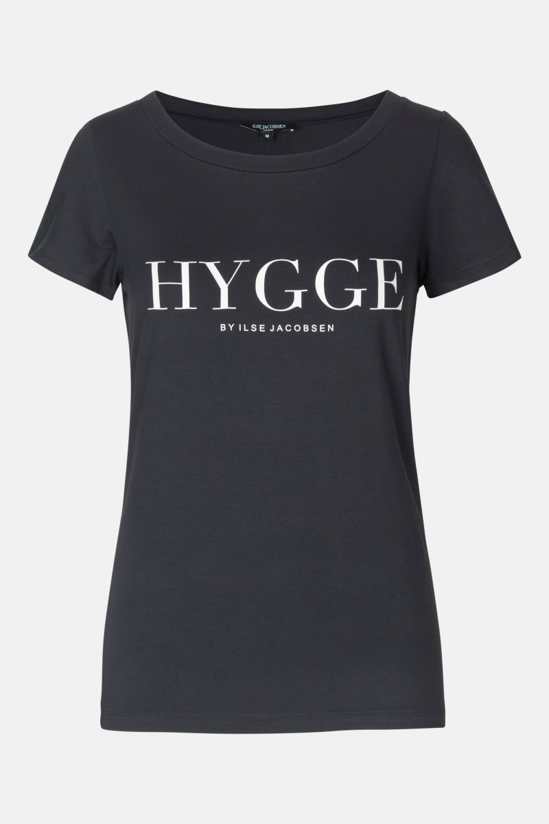 Ilse Jacobsen t-shirt2127 T-skjorte Dame Mørke Indigo | 6270951-CA