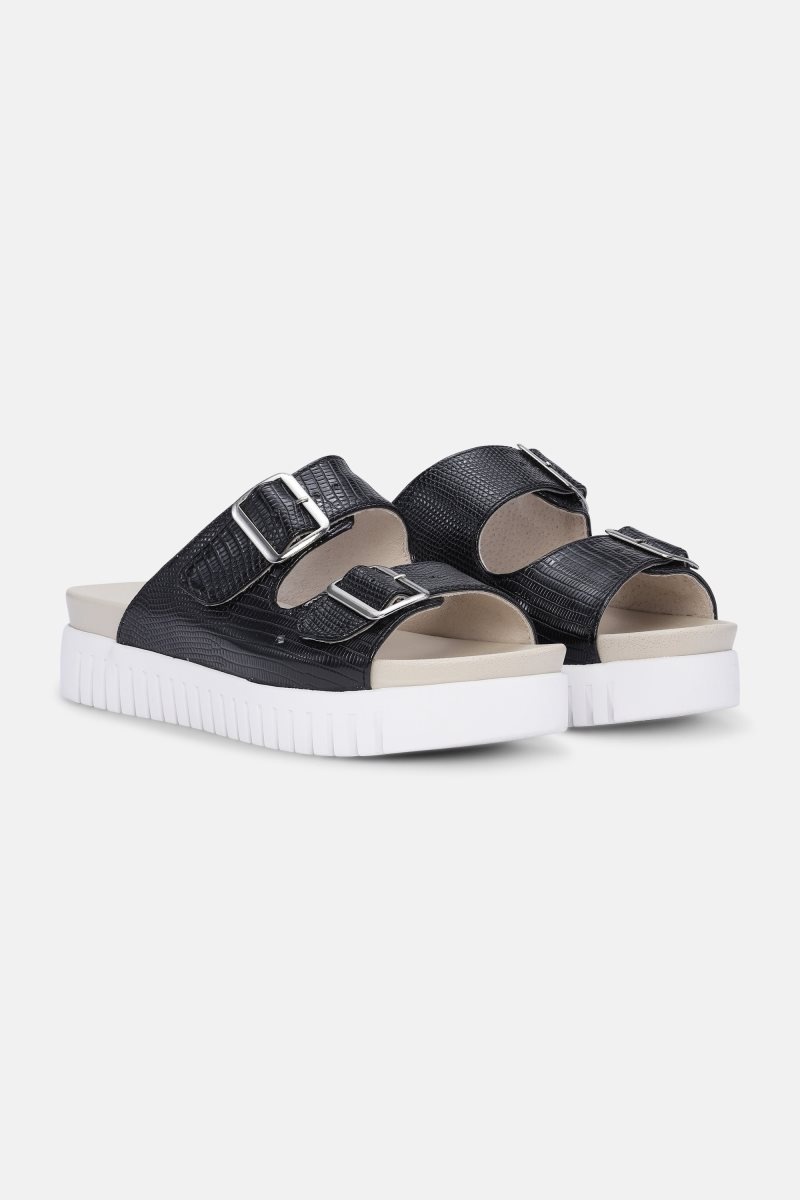 Ilse Jacobsen tulip1165re Sandaler Dame Svarte | 3049712-ID