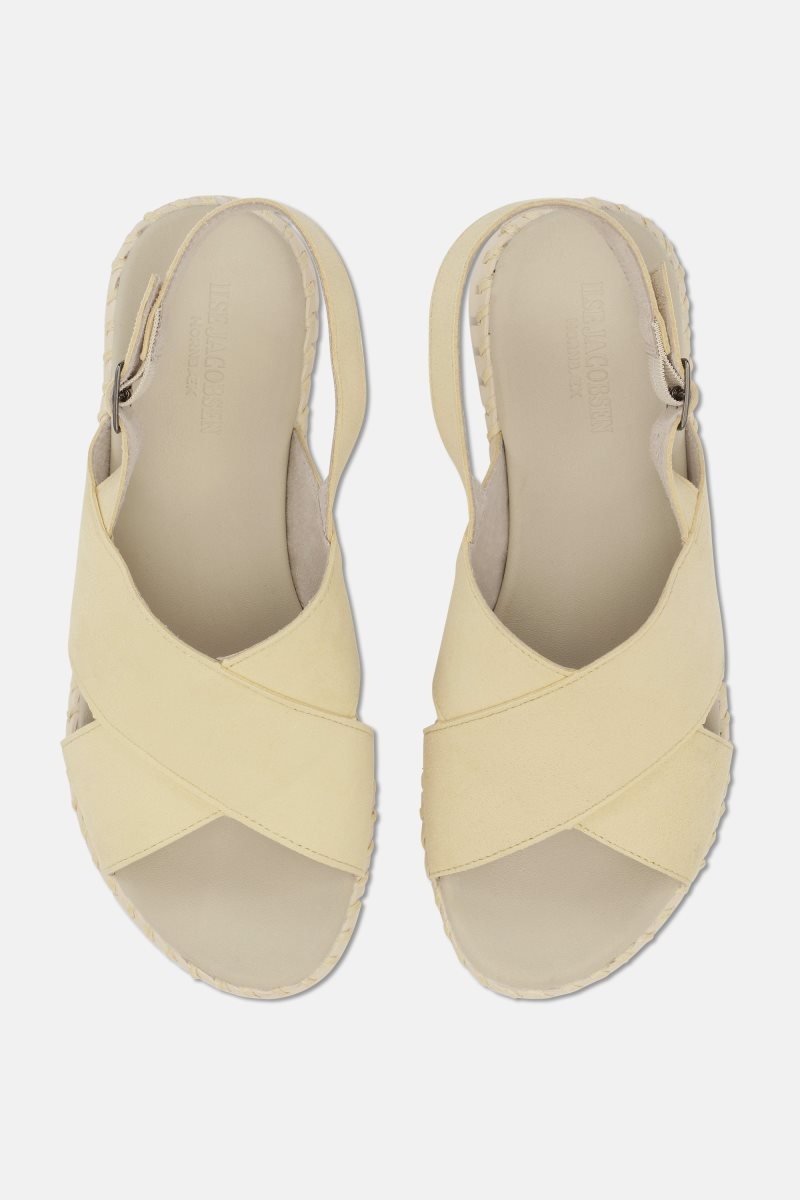 Ilse Jacobsen tulip1576 Sandaler Dame Pisket Krem | 6850743-TD