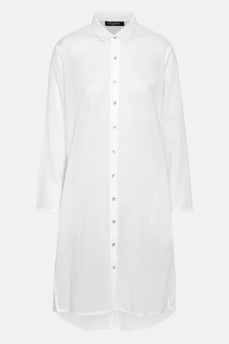 Ilse Jacobsen voile1047 Shirts Dame Hvite | 6483510-BR