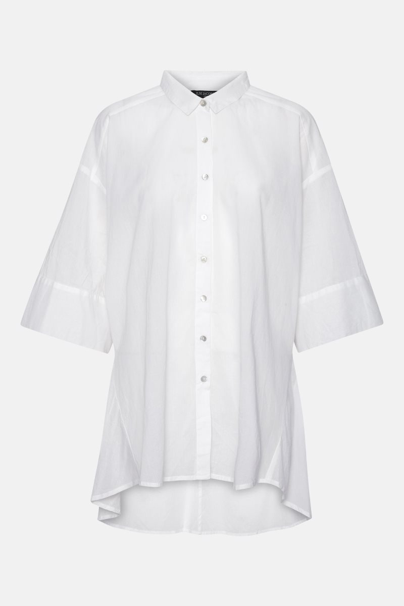 Ilse Jacobsen voile1048 Shirts Dame Hvite | 8327409-GL