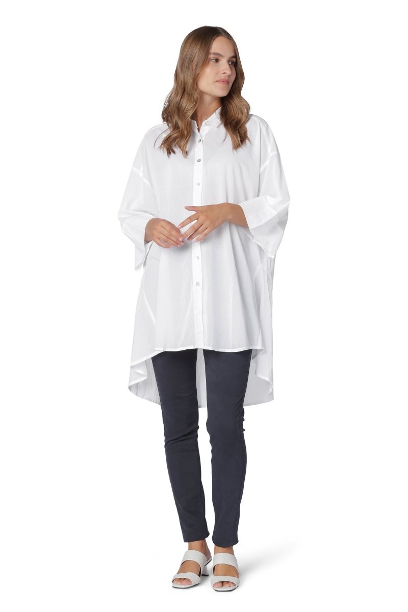 Ilse Jacobsen voile1048 Shirts Dame Hvite | 8327409-GL