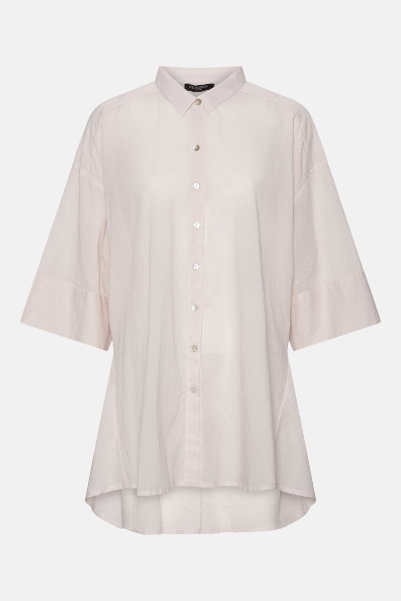 Ilse Jacobsen voile1048 Shirts Dame Pale Blush | 5729160-VP