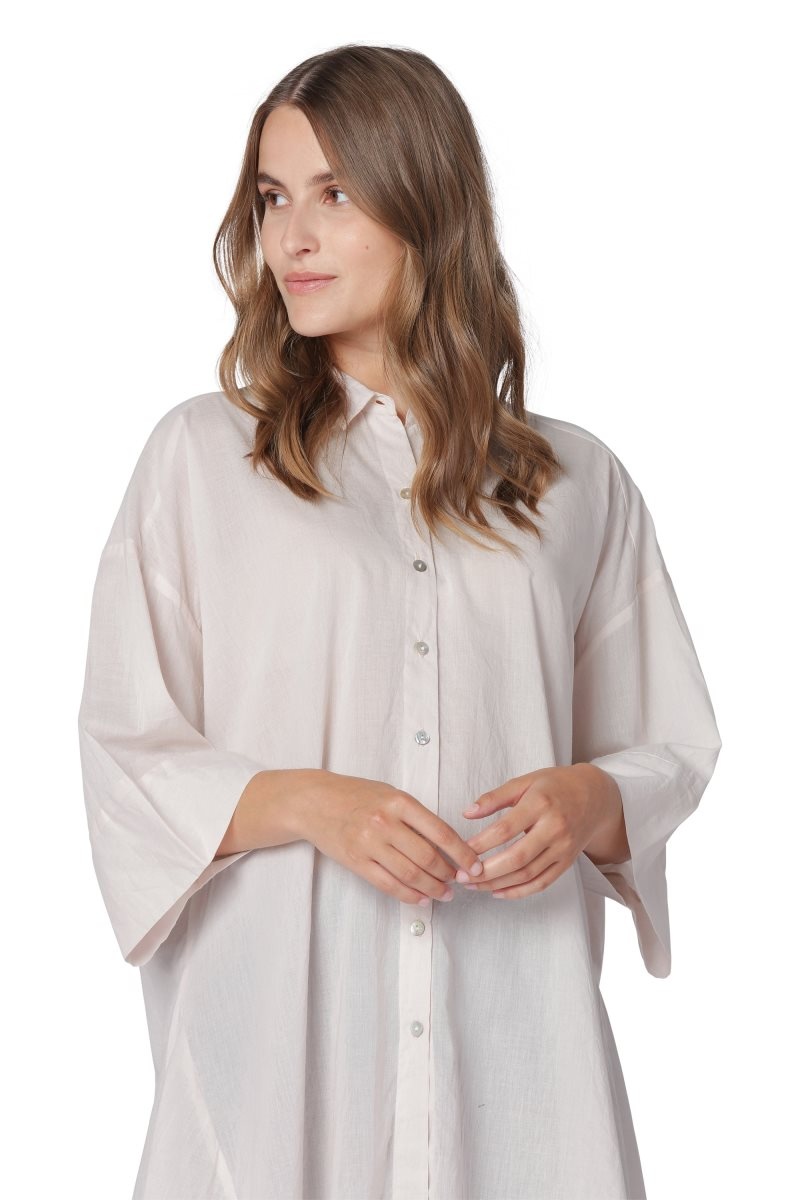 Ilse Jacobsen voile1048 Shirts Dame Pale Blush | 5729160-VP